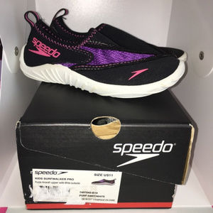 SPEEDO Toddler Pink & Purple Water Shoes | Size 11